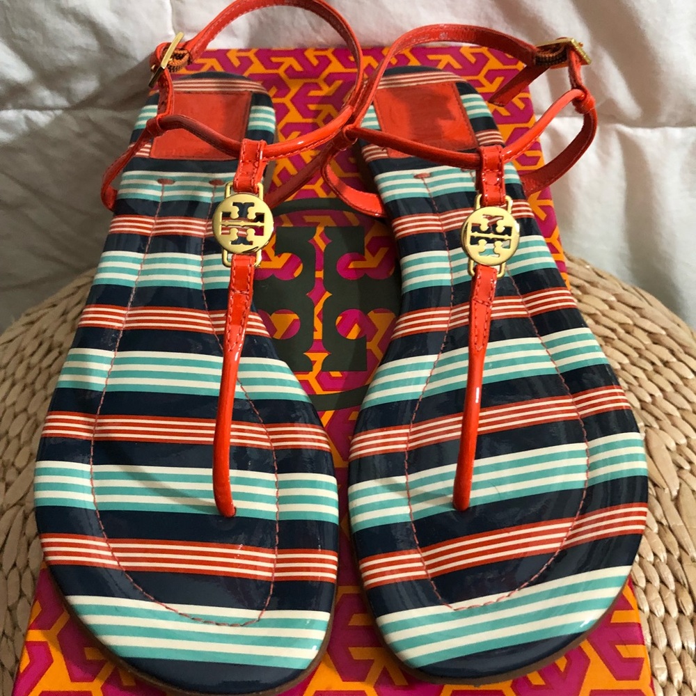 Tory Burch Emmy Flat Sandal - Size 8